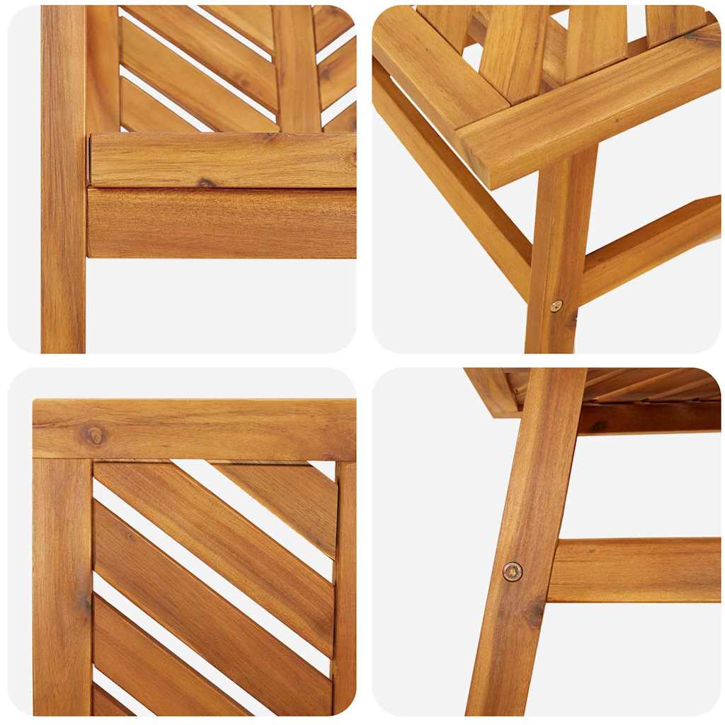 Conjunto de Sofás de Jardín 3 pcs Marrón