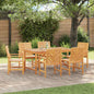Dining Chair 6 pcs Natural 62.5 x 59 x 89 cm