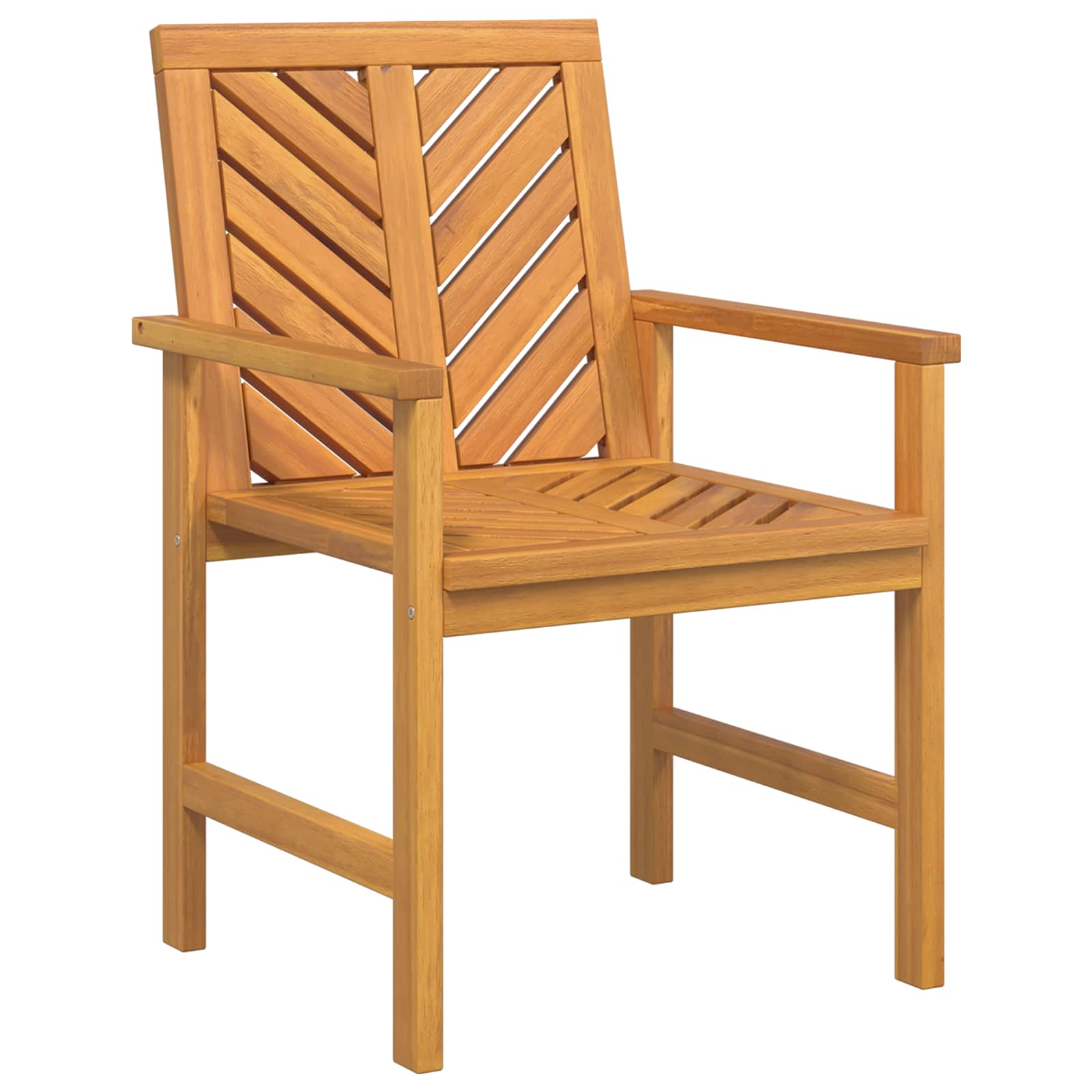 Silla de comedor 6 pcs Natural 62.5 x 59 x 89 cm