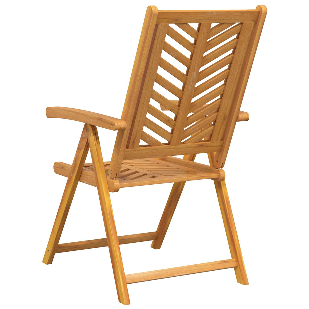 Silla de Jardín 4 pcs Marrón 57 x 72 x 109 cm