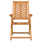 Silla de Jardín 4 pcs Marrón 57 x 72 x 109 cm