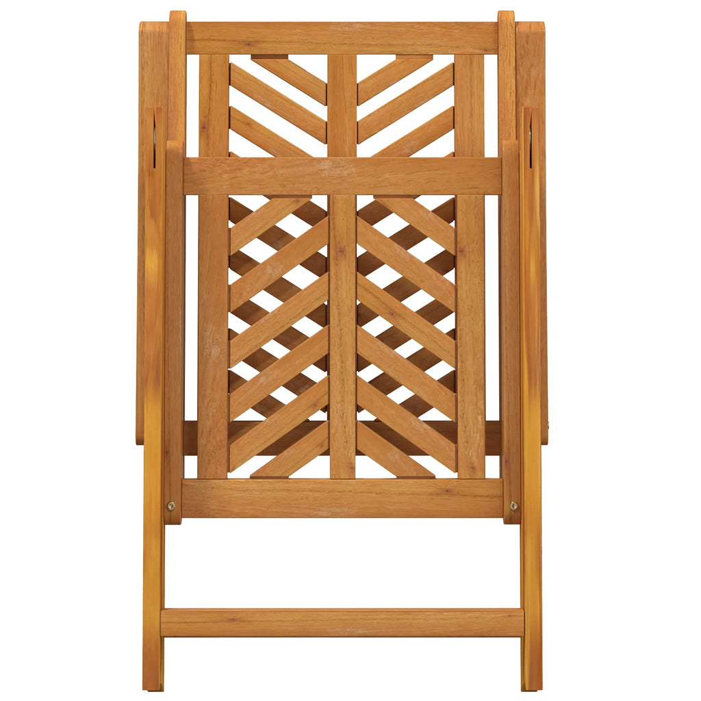 Silla de Jardín 4 pcs Marrón 57 x 72 x 109 cm