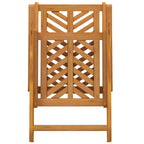 Silla de Jardín 4 pcs Marrón 57 x 72 x 109 cm