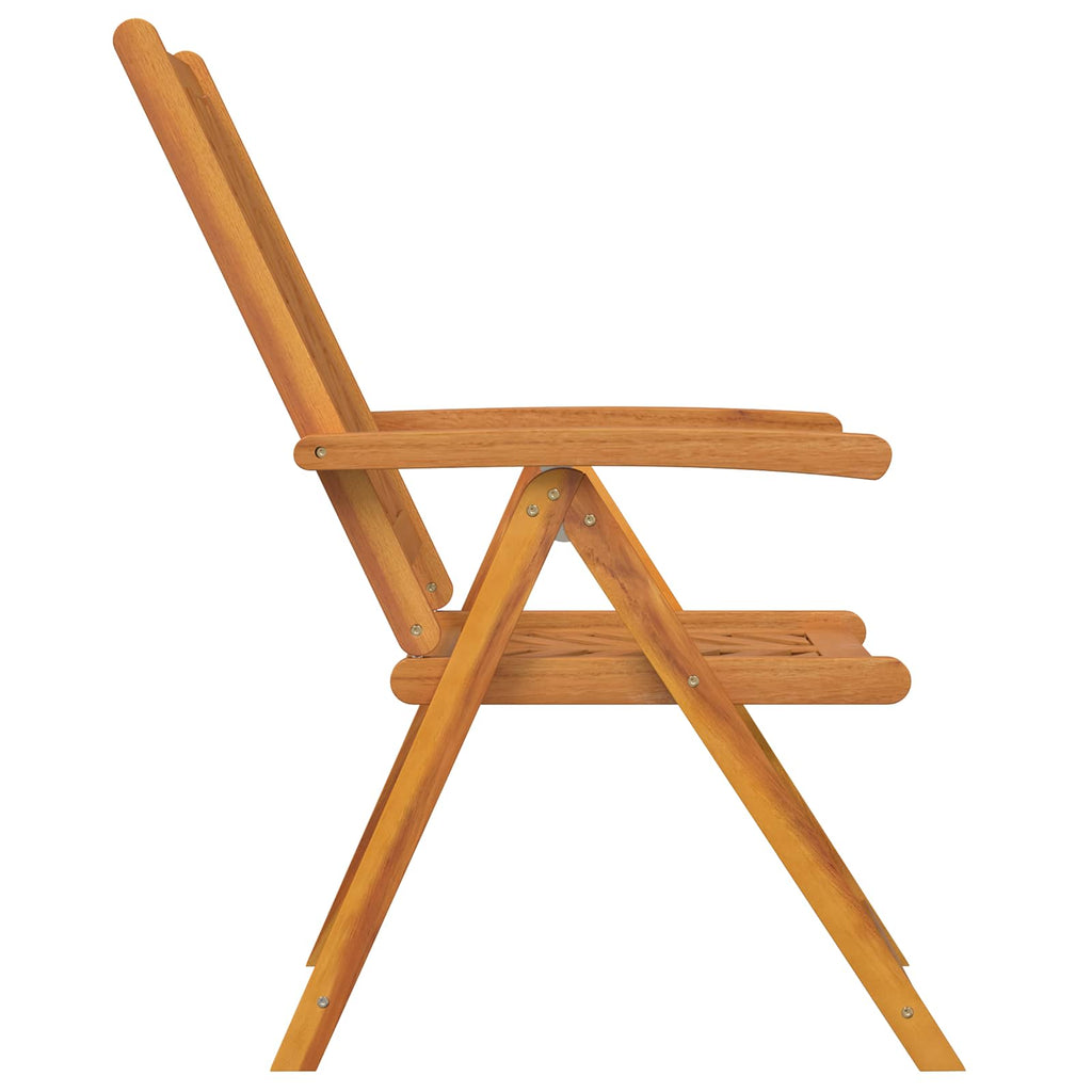 Silla de Jardín 4 pcs Marrón 57 x 72 x 109 cm