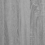 Set de muebles de baño 4 pzas madera contrachapada gris sonoma