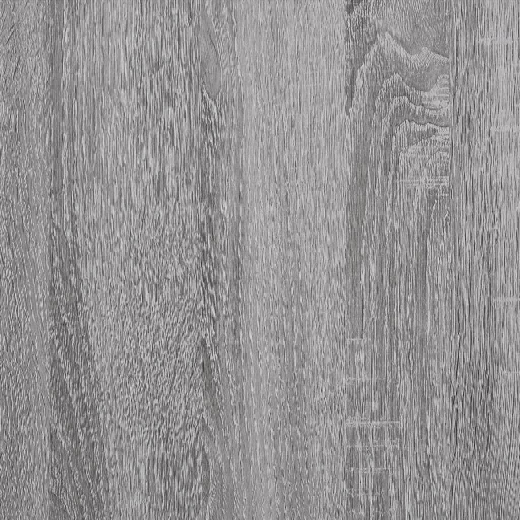 Set de muebles de baño 3 pzas madera contrachapada gris sonoma