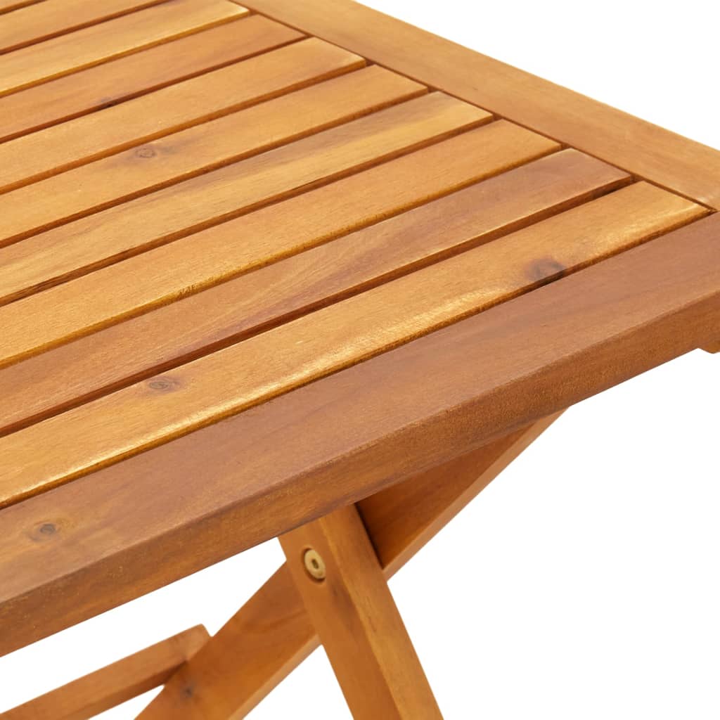 Set de muebles de jardín 3 piezas ratán sintético madera acacia