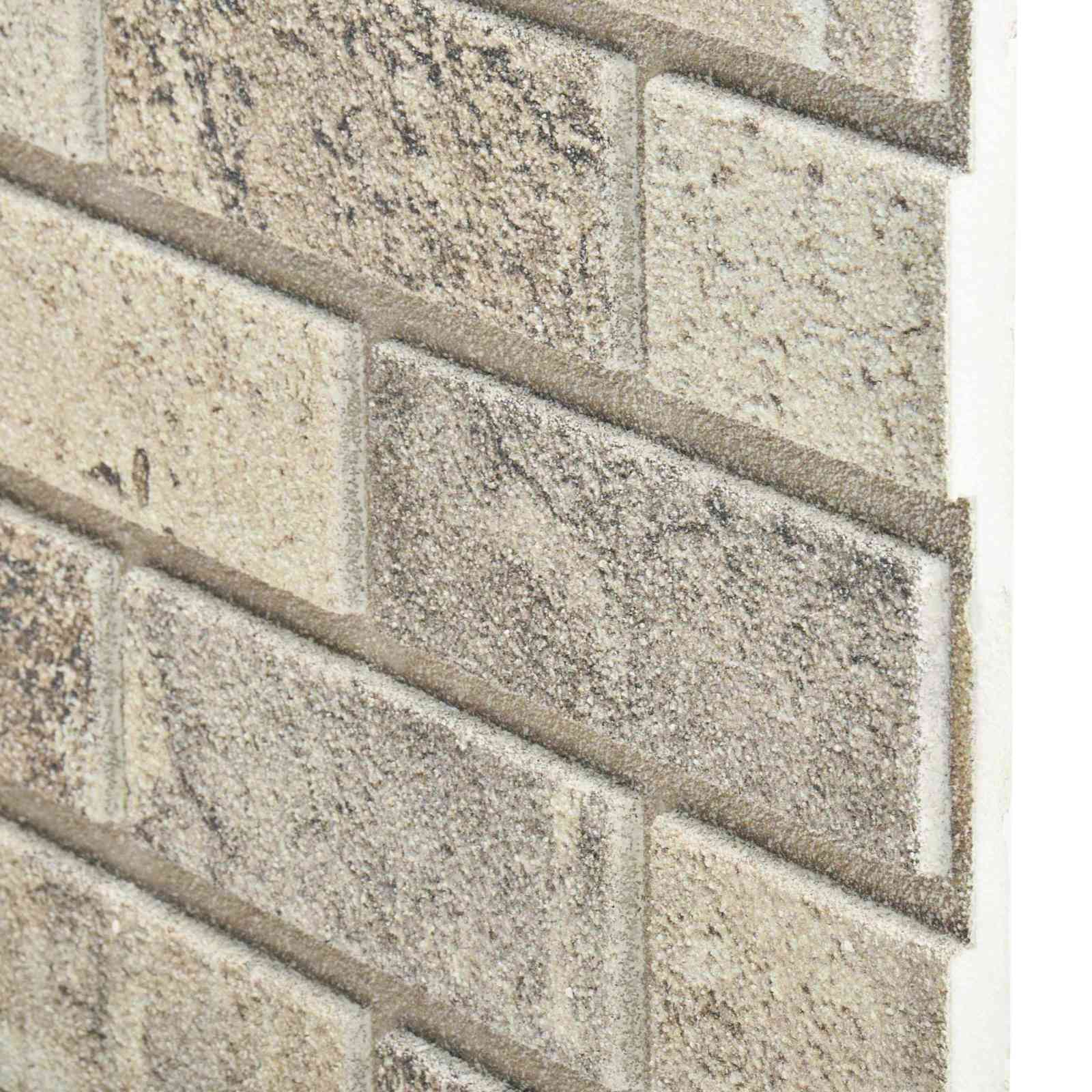 Paneles de pared 10 pcs Arena 100 x 50 cm Espuma EPS