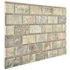 Paneles de pared 10 pcs Arena 100 x 50 cm Espuma EPS