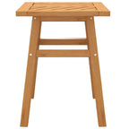 Solid acacia wood side table 45x45x60 cm