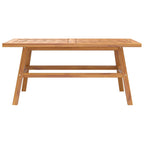 Solid acacia wood coffee table 100x50x45 cm