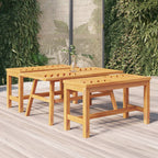 Solid acacia wood coffee table 100x50x45 cm