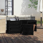 Set cajas de jardín 3 pzas madera maciza pino gris marrón miel