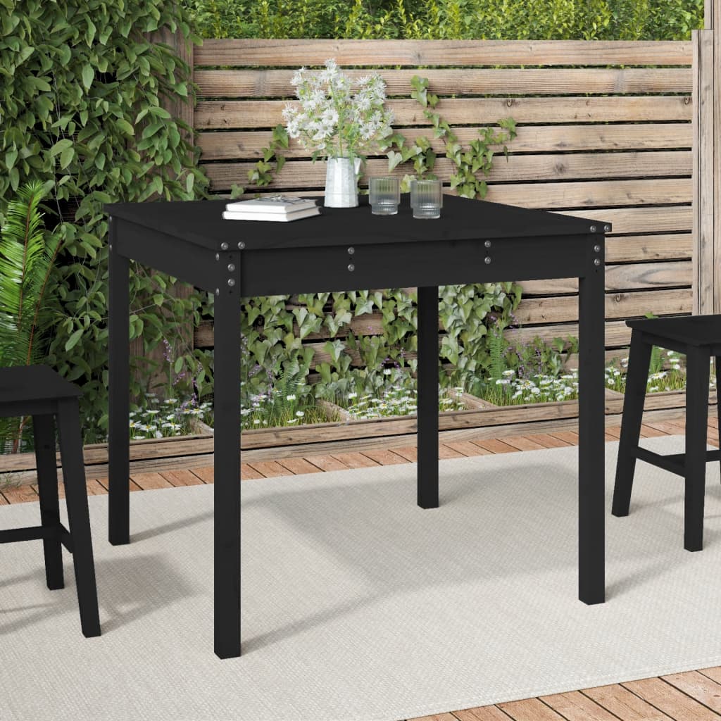 Mesa de jardín madera maciza de abeto Douglas 203,5x100x76 cm
