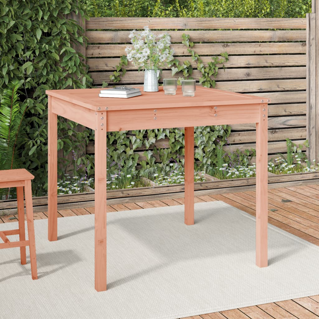 Mesa de jardín madera maciza de abeto Douglas 203,5x100x76 cm