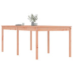 Mesa de jardín madera maciza de abeto Douglas 203,5x100x76 cm