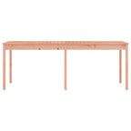 Mesa de jardín madera maciza de abeto Douglas 203,5x100x76 cm