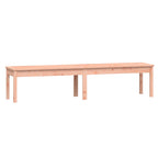 Banco de jardín 2 plazas madera maciza Douglas 203,5x44x45 cm