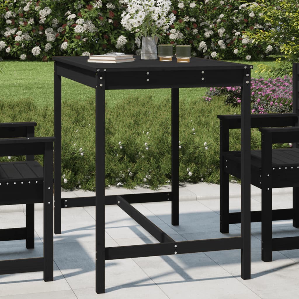 Mesa de jardín madera maciza de abeto Douglas 203,5x100x76 cm