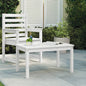 Mesa de jardín madera maciza abeto de Douglas 121x82,5x45 cm
