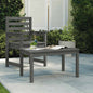Mesa de jardín madera maciza abeto de Douglas 121x82,5x45 cm
