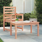 Mesa de jardín madera maciza abeto de Douglas 121x82,5x45 cm
