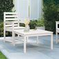 Mesa de jardín madera maciza abeto de Douglas 121x82,5x45 cm