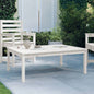 Mesa de jardín madera maciza abeto de Douglas 121x82,5x45 cm
