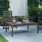 Mesa de jardín madera maciza abeto de Douglas 121x82,5x45 cm