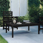 Mesa de jardín madera maciza abeto de Douglas 121x82,5x45 cm
