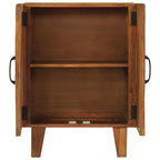 Aparador tallado a mano madera maciza reciclada 55x30x75 cm