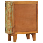 Aparador tallado a mano madera maciza reciclada 55x30x75 cm