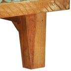 Aparador tallado a mano madera maciza reciclada 55x30x75 cm