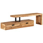 Mueble de TV (118-200) x 30x40 cm Madera maciza de acacia
