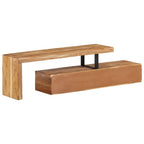 Mueble de TV (118-200) x 30x40 cm Madera maciza de acacia
