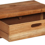 Mueble de TV (118-200) x 30x40 cm Madera maciza de acacia