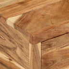 Mueble de TV (118-200) x 30x40 cm Madera maciza de acacia