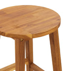 Juego de bar 3 piezas madera maciza acacia