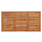 Mesa alta de jardín madera maciza de acacia 120x60x105 cm