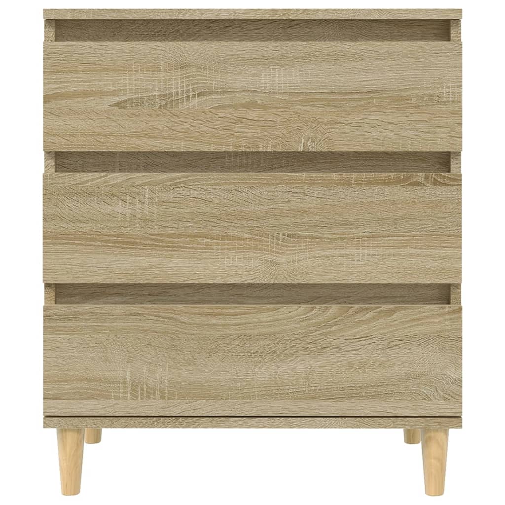 Aparador de madera contrachapada roble Sonoma 60x35x70 cm
