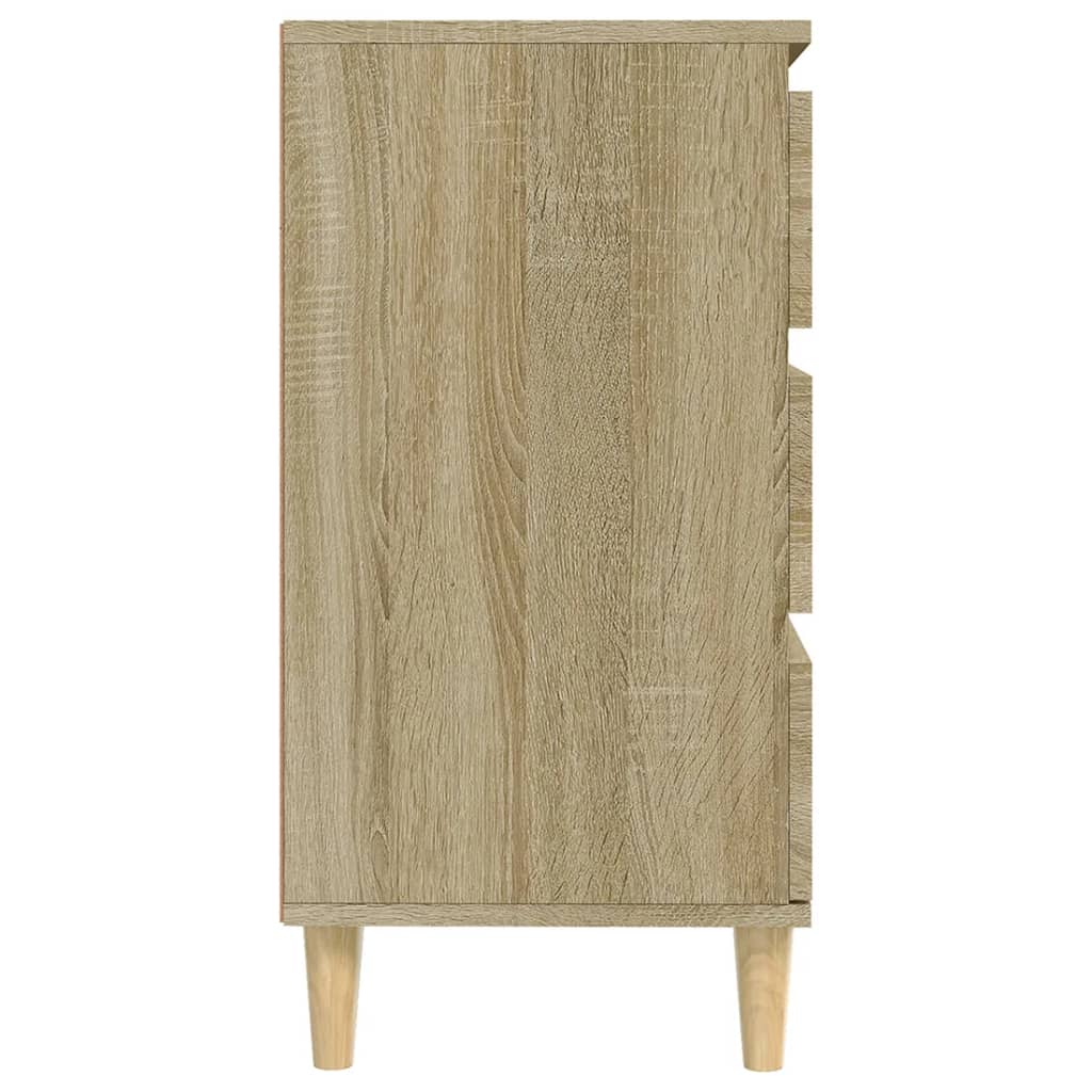 Aparador de madera contrachapada roble Sonoma 60x35x70 cm