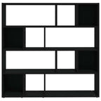 Estantería de libros/divisor de espacios negro 105x24x102 cm