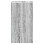 Armario de baño madera contrachapada gris Sonoma 60x33x61 cm
