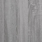Estantería de pared madera contrachapada gris 102x30x29 cm
