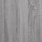 Mueble auxiliar madera contrachapada gris Sonoma 35x35x55 cm