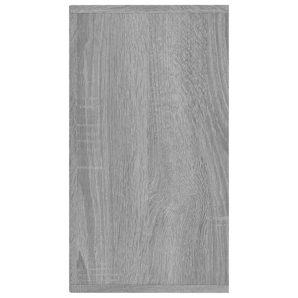 Zapatero madera contrachapada gris Sonoma 103x30x55 cm