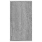 Zapatero madera contrachapada gris Sonoma 103x30x55 cm