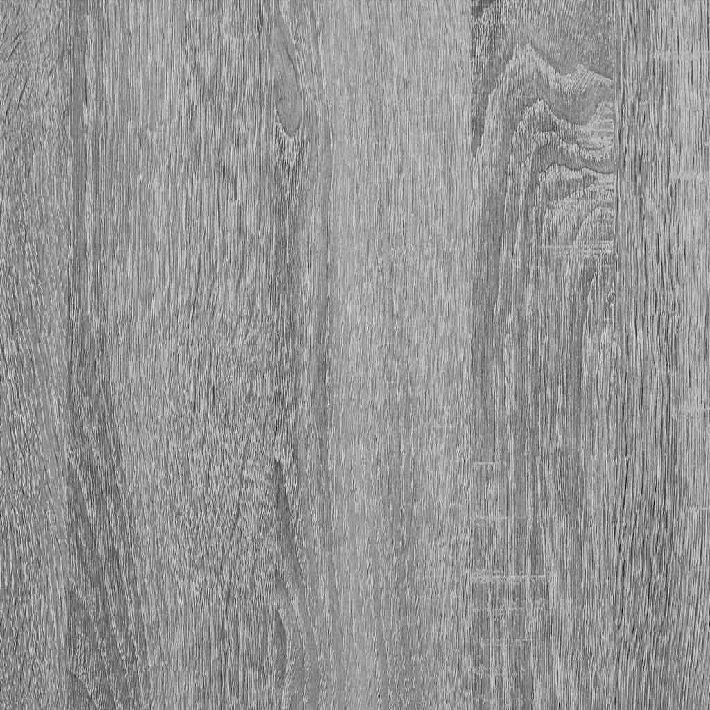 Zapatero madera contrachapada gris Sonoma 103x30x55 cm