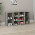 Zapatero madera contrachapada gris Sonoma 103x30x55 cm