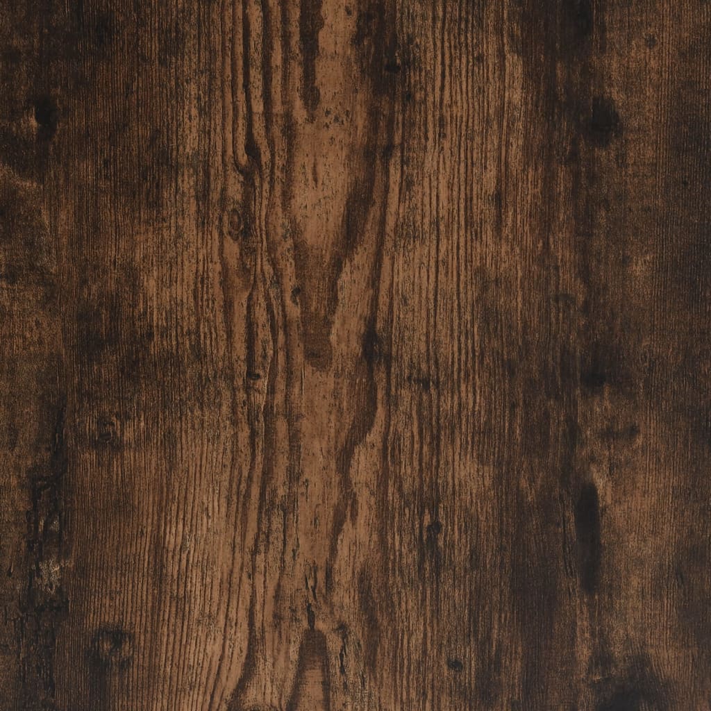 Estantería de madera contrachapada roble ahumado 45x24x160 cm